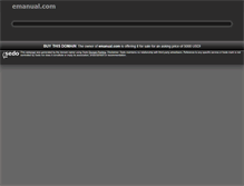 Tablet Screenshot of emanual.com